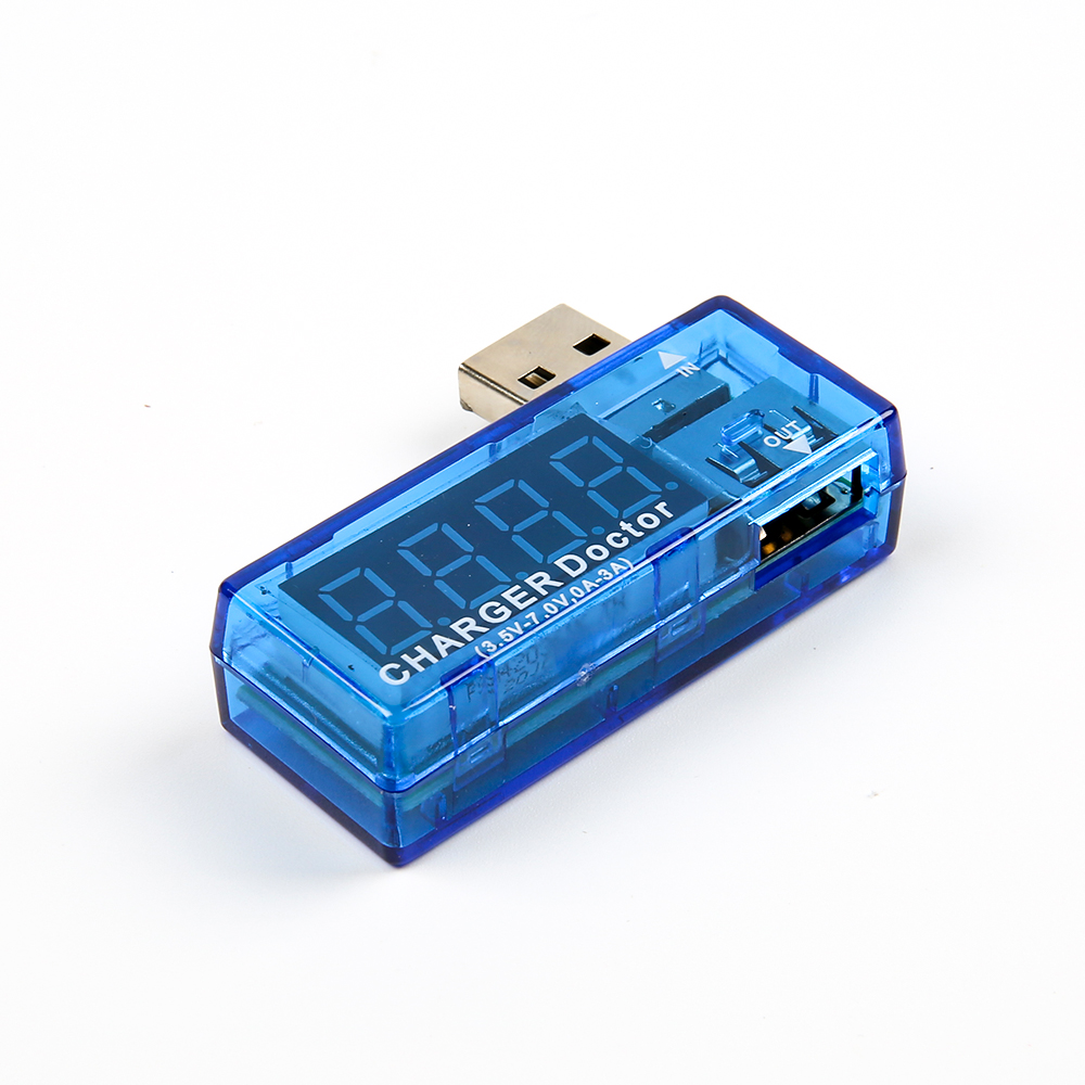 USB тестер вольтметр/амперметр, 3.5-7в 0-3А